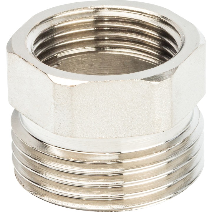 Сгон прямой 3/4" В/Н никель STOUT SFT-0041-000034