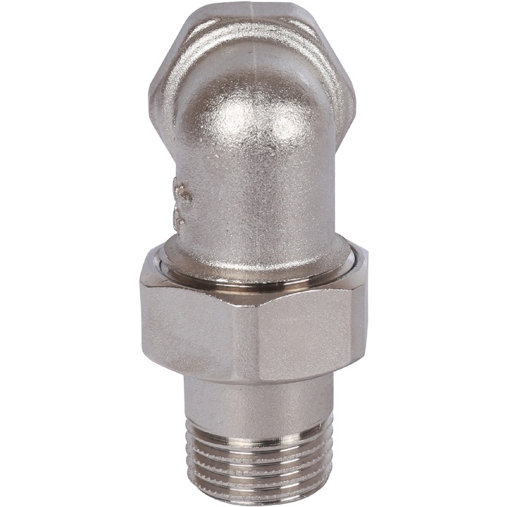 Сгон угловой 1/2" В/Н никель STOUT SFT-0057-000012