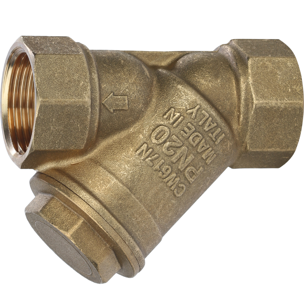 Фильтр косой 1" В/В латунь STOUT SFW-0001-000025 Фильтр косой 1" В/В латунь STOUT SFW-0001-000025
