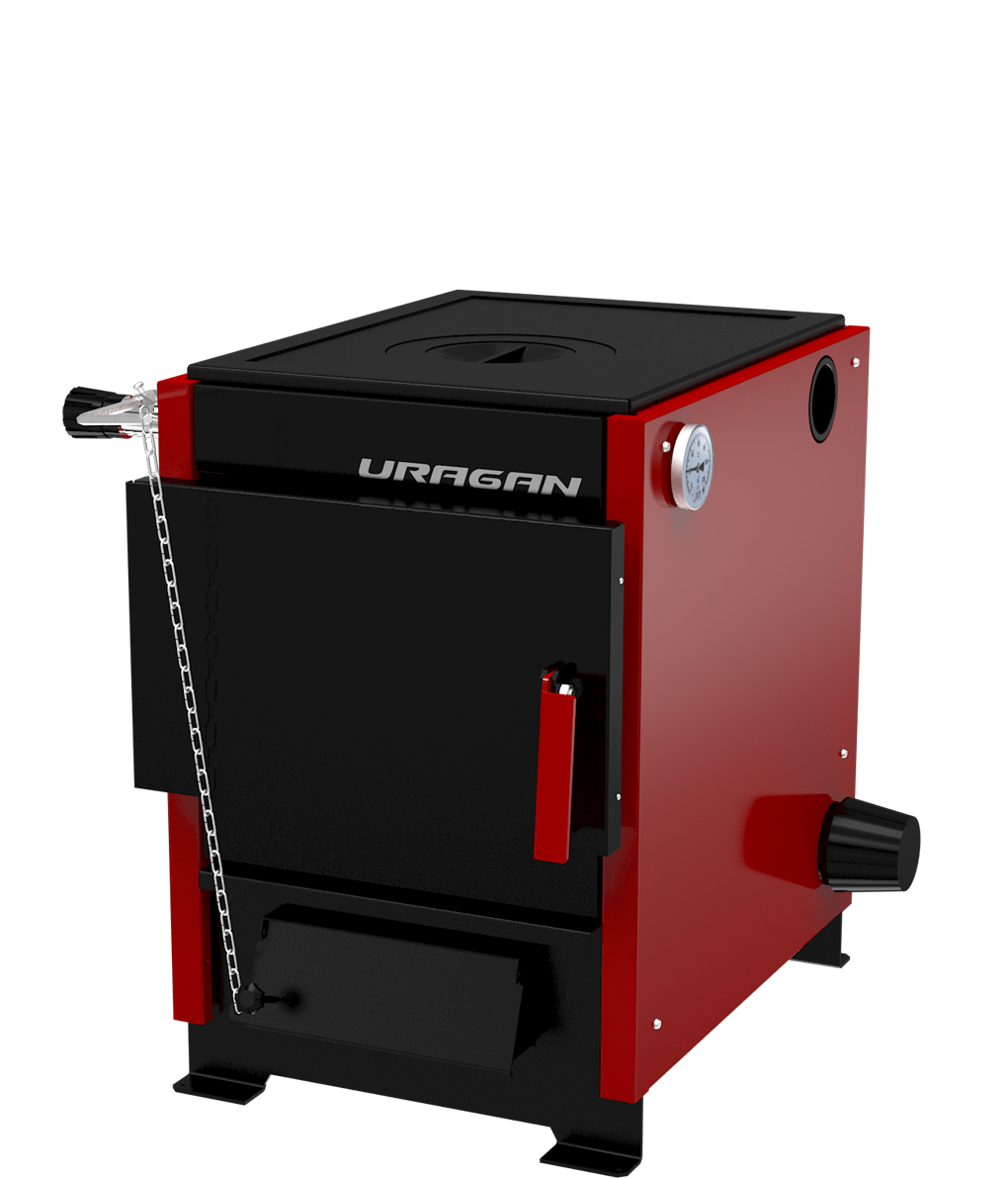 Котел твердотопливный URAGAN 14 кВт универсальный Термокрафт KOUR14 Котел твердотопливный URAGAN 14 кВт универсальный Термокрафт KOUR14