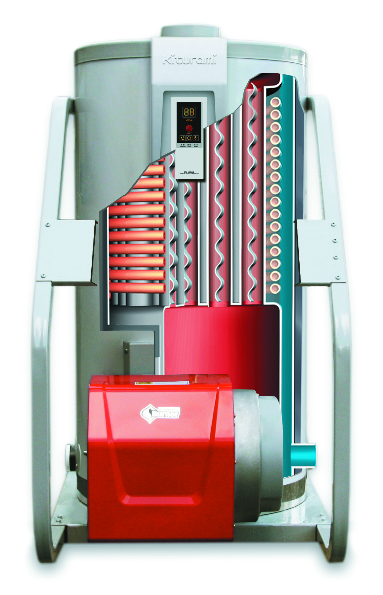 Котел газовый напольный Kiturami KSG-400