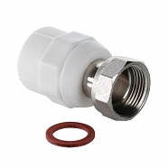 Муфта с накидной гайкой 20х3/4 ВР PPR евроконус VALTEC VTp.708.E.02005