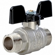 Кран шаровой 1/2" Н/Н бабочка черн никель полнопроходной STOUT SVB-0006-000015 Кран шаровой 1/2" Н/Н бабочка черн никель полнопроходной STOUT SVB-0006-000015