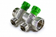 Коллектор регулирующий 45 1" 2х3/4" ЕК TIM MR135NE-1-2