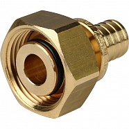 Муфта с накидной гайкой 16 x 3/4" аксиал (евроконус) STOUT SFA-0034-001634
