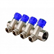 Коллектор регулирующий 45 3/4" 4х3/4" ЕК TIM MR135N-3/4-4E