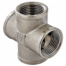 Крестовина 3/4" В/В/В/В никель VALTEC VTr.760.N.0005