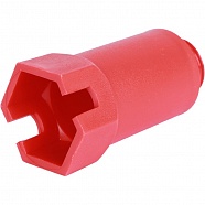 Пробка длинная 1/2" красная STOUT SFA-0035-200012
