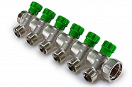 Коллектор регулирующий 45 1" 6х3/4" ЕК TIM MR135NE-1-6