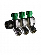 Коллектор регулирующий 45 3/4" 3х3/4" ЕК TIM MR135N-3/4-3E