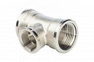 Тройник переходной 3/4" x 1/2" x 3/4" В/В/В никель STOUT SFT-0022-341234
