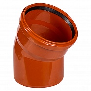 Отвод 110/45° наружний КОНТУР 078400110300(1/60)