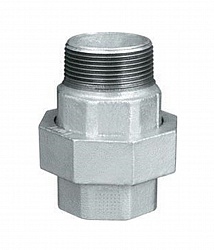 Соединитель разборный 1/2" В/Н неоцинкованный TUPY 21341002
