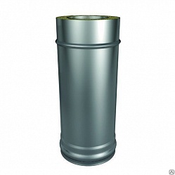 Труба термо ТТ-Р (316 0.5мм / 304 0.5мм) d 150/210, L=500мм, с хомутом на замке