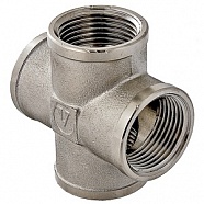 Крестовина 1" В/В/В/В никель VALTEC VTr.760.N.0006