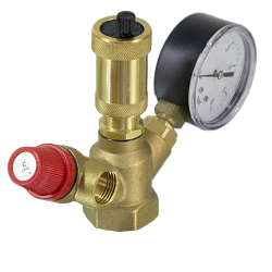 Группа безопасности котла 1" 1,5 бар МИНИ TIM JH1024-1.5