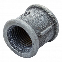 Муфта 1/2" В/В неоцинкованная TUPY 21270002